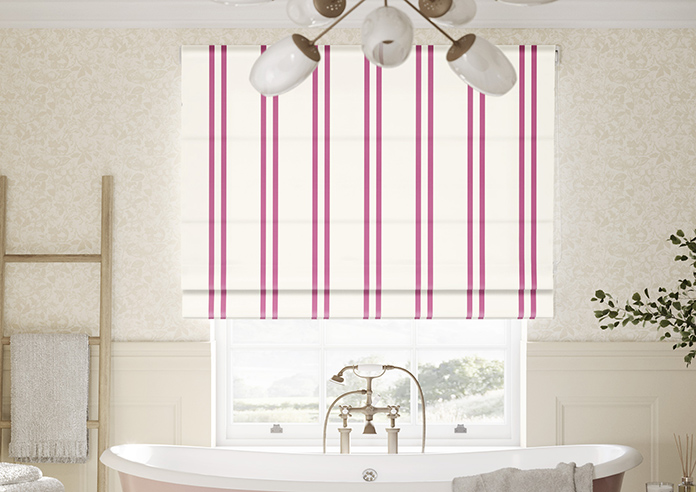 Winnies Stripe, Cosmos - Twist&Fit Roman Blind - Image 3